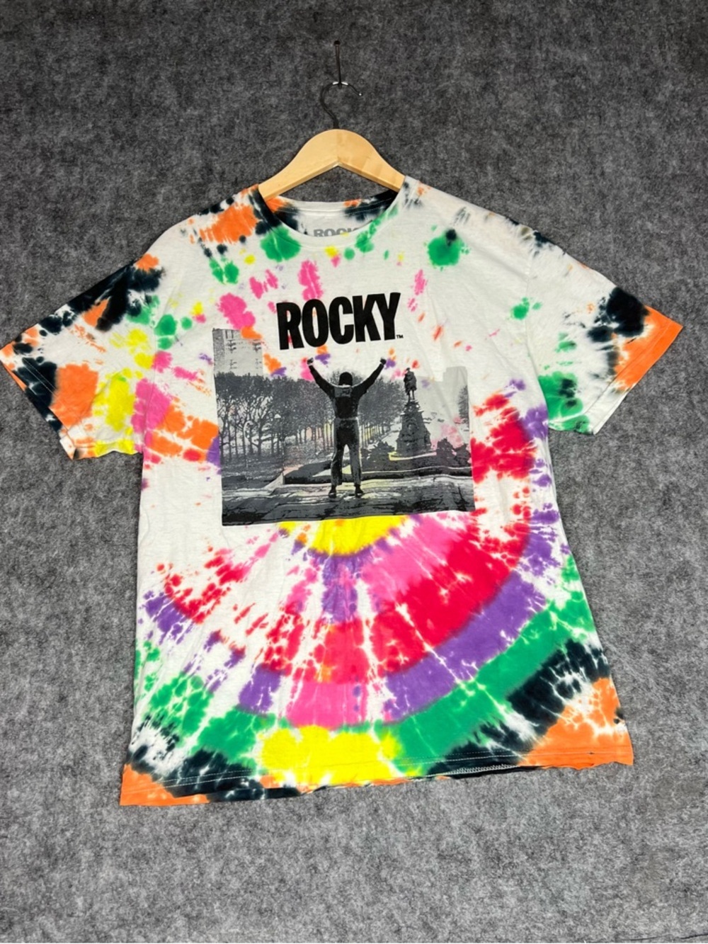 Rocky Tie-Dye Short Sleeve Tee - Multicolor